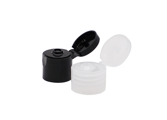 24mm füllt Plastiküberwurfmutter-Hals-Größe kosmetischen Flip Top Cap ab