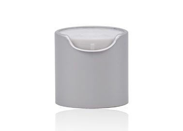 24mm Lech-Silber-kosmetische Aluminiumdisketten-Spitzen-Kappen-weiße innere Kappen-Überwurfmutter