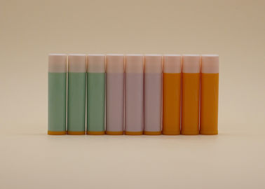 Orange grüne rosa Farblippenbalsam-Rohr-kosmetischer Lippenstift-Kasten für Körperpflege