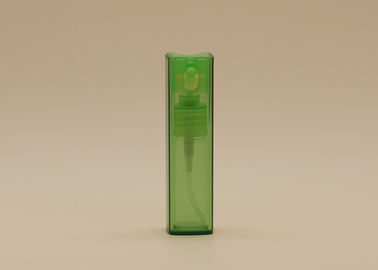 Klare grüne nachfüllbare Glasparfüm-Sprühflaschen mit ALS Rechteck-Flaschen-Abdeckung
