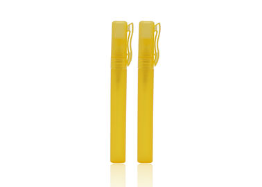 Gelbe Klipp-Art pp.-nachfüllbare Plastiksprühflaschen 10ml bereifte Körper
