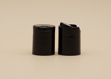 Glatte Oberflächendisketten-Spitzenkappe, volle schwarze Plastiküberwurfmutter-Größe 24-415