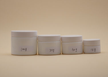 Unterschiedliches Volumen-kosmetische Sahnebehälter, weiße Cremetiegel-Hochleistung