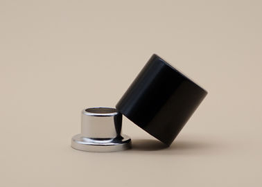 Schwarzer Parfümflasche-Deckel-Zylinder-Form-Leck-Mattbeweis-hohe Zuverlässigkeit