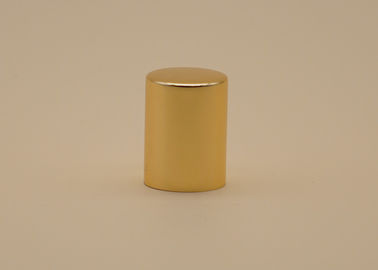 Glänzendes Goldkosmetisches Flaschenkapsel-16.3mm kundengebundenes Logo für Parfüm-Pumpe