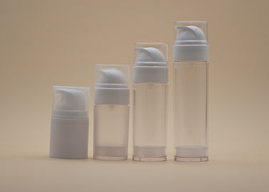 Kosmetische nachfüllbare luftlose Pumpflasche-blaue Schließungs-Sprüher-Pumpe