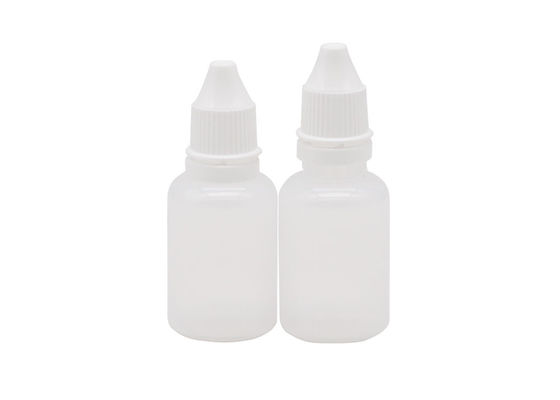 Transparente PET 15ml nachfüllbare Augen-Tropfen-leere Plastikflasche