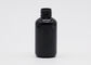 Feste nachfüllbare Plastiksprühflaschen des Schwarz-30ml streicheln Plastikflaschen-runde Schulter