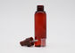 Leeren Sie Hals-Größe 100ml der nachfüllbare Plastiksprühflasche-dunkelbraune Farbe24mm