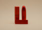 Bändchen-rote Lippenbalsam-Rohre, kundengebundene Lippenstift-Behälter