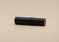 Mittlerer konvexer Lippenstift-Rohr Portable Matts schwarzer dünner für das kosmetische Verpacken
