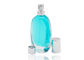 Lassen Sie geformte leere Parfümflaschen 100ml mit silbernem Aluminiumparfüm-Pumpen-Kragen und Kappe fallen