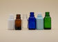 Bernsteinfarbige leere Flaschen-Farbbeschichtende weiße keramische Tropfflasche des ätherischen Öls