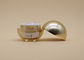 Goldkosmetische Cremetiegel-kugelförmige Form-kundenspezifisches Logo-Drucken für Körperpflege