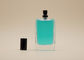 Rechteck-kosmetische Sprühflasche mit schwarzem Falz-Parfüm-Mattsprüher