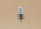 18mm weiße pp. halbe Kappe der kosmetischen Behandlungs-Pumpen-Matt-Silber-Schließungs-