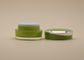 Grüner Plastikcremetiegel-Leck-Luxusbeweis-zuverlässige stabile Leistung
