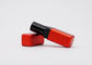 Kosmetisches Verpackenlippenbalsam-Behälter-Massen-rote Farbluxusaluminium