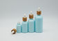 Leere kosmetische Bambustropfenzähler-Kappe 100ml Mini Dropper Bottles With White