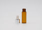 des Pipetten-ätherischen Öls 50ml dauerhafte kleine Amber Empty Tincture Flasche