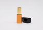 Fantasie-orange Lippenbalsam-Behälter-Rohr-Masse des Quadrat-3.5g