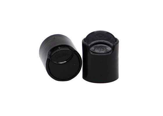 kosmetischer pp. Plastik der 24mm Zylinder-schwarzen Plastikspitzenkappen-schraubt Nonspill 32mm