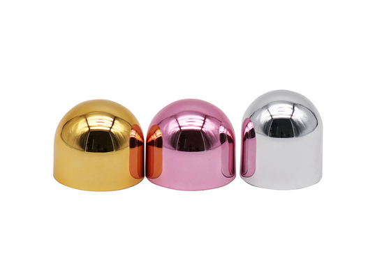 Halbkreisförmige Parfüm-Kappe für Flaschen-glänzende Farbplastikdeckel des Glas-Fea15