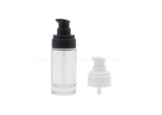 Kosmetische leere Glaslotion der Zylinder-flüssigen Grundierung der Flaschen-30ml