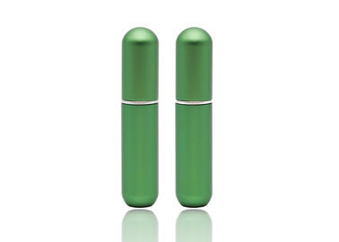 Nachfüllbare Glasparfüm-Sprühflasche-grüne Parfüm-Mattprüfvorrichtung der Finger-Größen-5ml