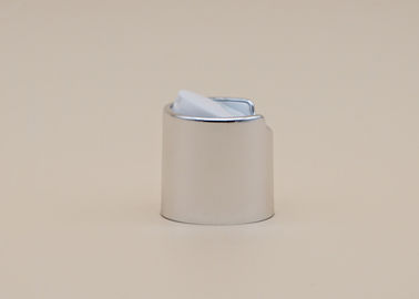 Silberne Farbaluminiumscheiben-Spitzen-Kappe, Shampoo-Flaschenkapsel-kundengebundene Farbe