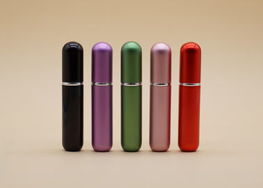 Kosmetische kleine nachfüllbare Parfüm-Sprühflasche-Zylinder-Form umweltfreundlich