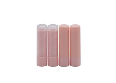 Rosa Verpackenflaschen-Rohr-kundenspezifische Lippenbalsam-Rohre 4g von pp. materiell