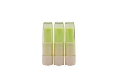 Rohr-Lippenbalsam Kapazität 4ml ABS Grün-ECO, der für Schönheits-Paket verpackt