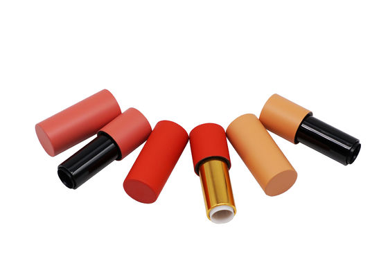 Rote Sprüh- Aluminium-Lippenbalsam-Rohre Eco freundliche sind mit Magneten sperrig