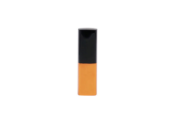 Fantasie-orange Lippenbalsam-Behälter-Rohr-Masse des Quadrat-3.5g