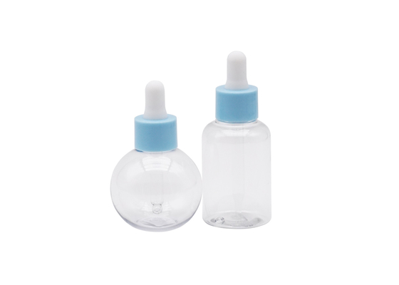 ZYLINDER-des ätherischen Öls der Plastikball-geformte 50ml Plastiktropfflasche-60ml Plastikflasche