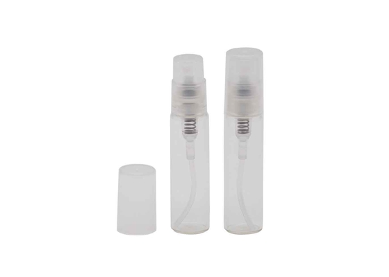 3ml leerer Mini Plastic Perfume Bottle Tester mit klarer Zerstäuber-Spray-Pumpe