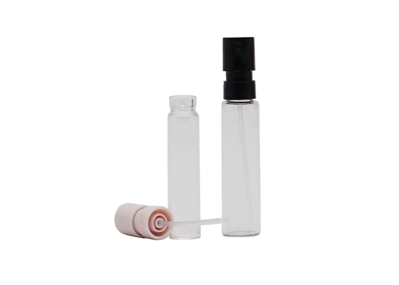 Mini nachfüllbare Glasflasche des Parfüm-Prüfvorrichtungs-Flaschen-Zerstäuber-3ml mit Plastikschnellsprüher