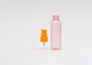 Plastik-HAUSTIER kosmetische Sprühflasche-hellblauer klarer leerer Alkohol 50Ml 60ML