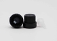 Schwarzer Plastikbesetzer-offensichtliche Kappe mit klarer Schraube des Einsatz-18mm für Glasflaschen