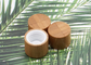 Kosmetischer bedeckter Plastiküberwurfmutter-Bambuszylinder 18mm 15mm für Flaschen