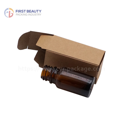 Ätherische Ölflasche mit Karton
