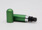 Nachfüllbare Glasparfüm-Sprühflasche-grüne Parfüm-Mattprüfvorrichtung der Finger-Größen-5ml