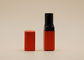 Lippenbalsam-Rohre 4.5g quadratische Form-Matts rote mit glatter schwarzer innerer Flasche