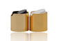 Kosmetische glänzende Spitzen-Aluminiumkappen-schwarze oder weiße pp.-Scheiben-Kappe 24mm der goldenen Schallplatte