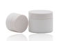 Kompakte weiße leere Cremetiegel mit Deckeln für Kosmetik 15g 30g 50g 100g