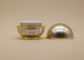 Kugelförmiges kosmetisches Sahnebehälter-Goldfarbvolumen 30g 50g Soem verfügbar