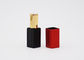 Quadratische Lippenbalsam-Rohr-gewelltes Aluminiummagnet-Rohr mit schwarzer und roter Farbe