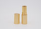 Goldleeren magnetische Lippenbalsam-Aluminiumrohre Lippenbalsam-Behälter-runde Form