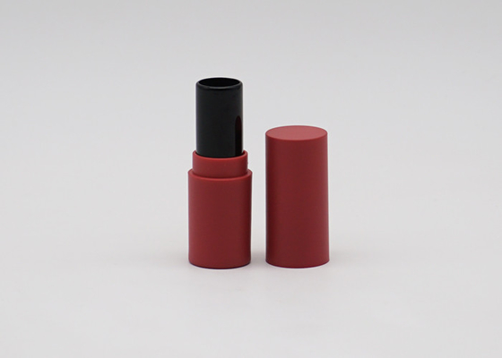 Plastik-Plum Color Cylinderical Lip Balm-Behälter-Rohr